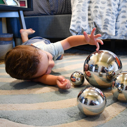 Sensory Reflective Balls - Silver - Set of 4