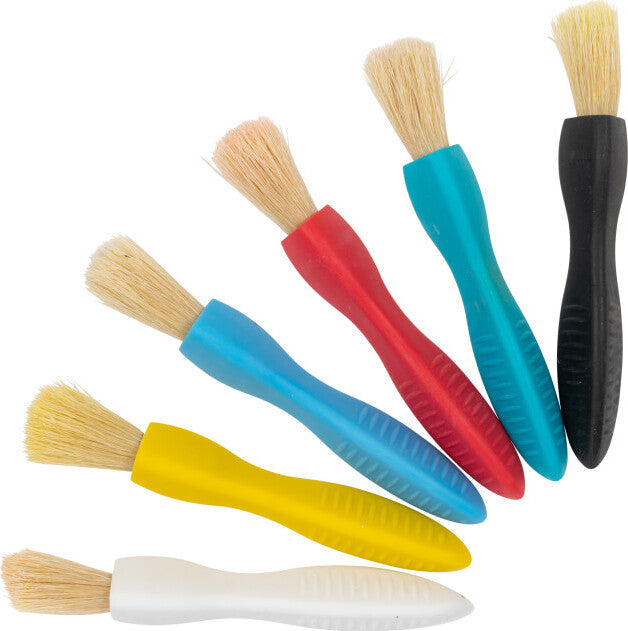 Triangle Grip Paint Brushes - 1 Size - Set of 6