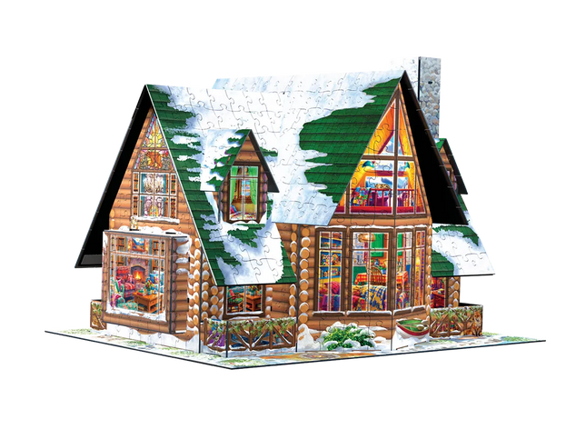 Eurographics - Log Cabin 3D Puzzle 1224pc