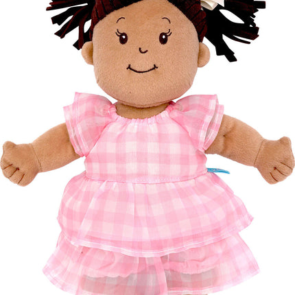Baby Stella Pretty in Pink Baby Doll Dress for 15" Baby Dolls