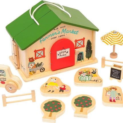 Market Day Wooden Playset