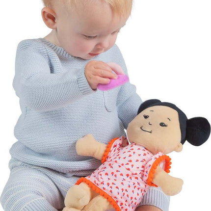 Wee Baby Stella Light Beige with Black Buns