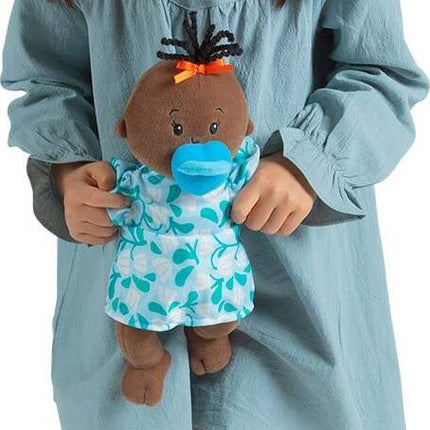 Wee Baby Stella Brown with Black Wavy Hair