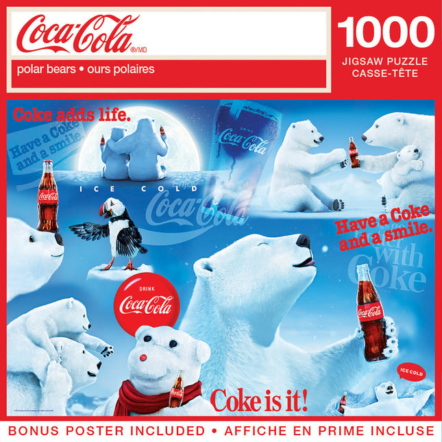 Holiday - Coca-Cola Polar Bears 1000 Piece Puzzle