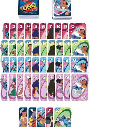  UNO Disney’s Lilo and Stitch Card Game for Kids & Family Night