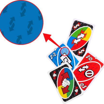  UNO Add-on-Packs Reverse Pack Card Game for Kids, Family & Game Nights, Travel, Camping & Parties