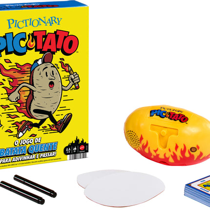  Pictionary Pic-Tato Hot Potato Game, Talks and Plays Music, Family Game for Kids, Adults and Game Night