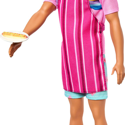 Barbie Mysteries: Beach Detectives Ken Doll in Signature Outfit with Storytelling Accessories