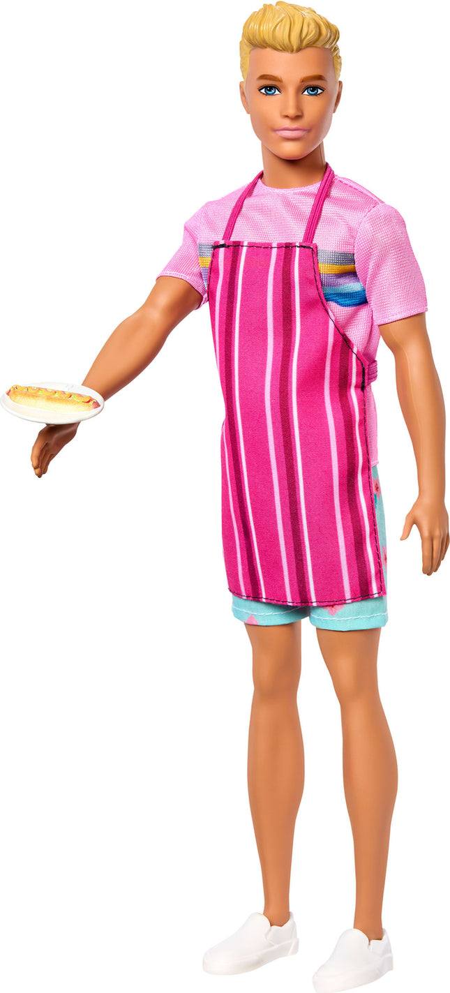 Barbie Mysteries: Beach Detectives Ken Doll in Signature Outfit with Storytelling Accessories