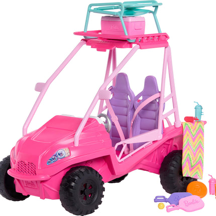 Barbie Mysteries: Beach Detectives Ultimate Beach Buggy Vehicle Playset with 10+ Accessories