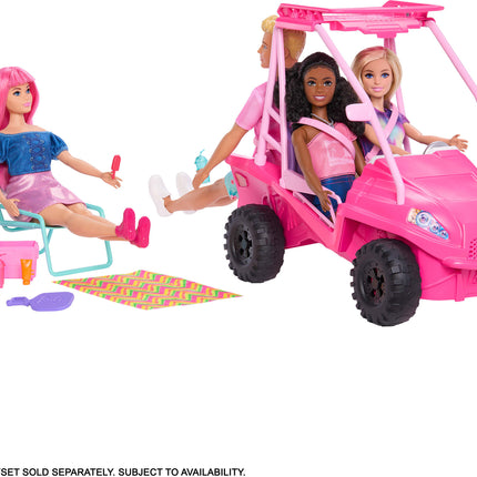 Barbie Mysteries: Beach Detectives Ultimate Beach Buggy Vehicle Playset with 10+ Accessories