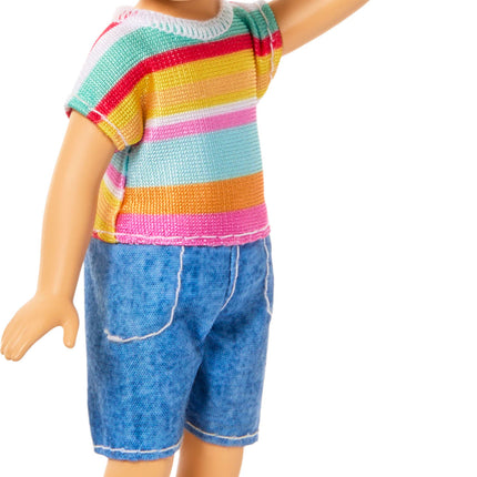 Barbie Chelsea Club Koji Boy Small Doll, 6-Inch with Brunette Hair in Removable Outfit & Shoes