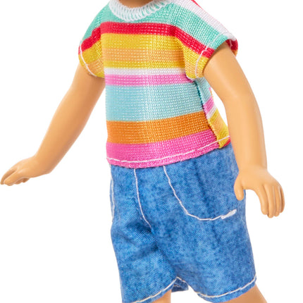 Barbie Chelsea Club Koji Boy Small Doll, 6-Inch with Brunette Hair in Removable Outfit & Shoes