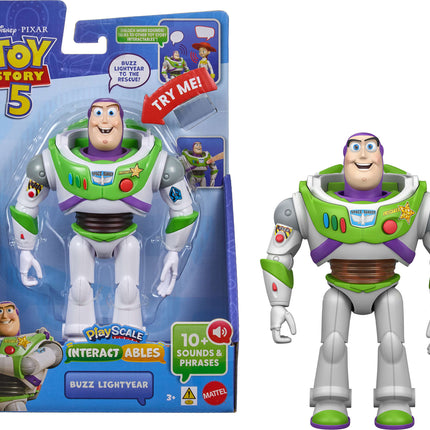 Disney Pixar Disney and Pixar Toy Story 5 Interactables Buzz LIghtyear 7 Inch Movie Phrases & Cross Talk