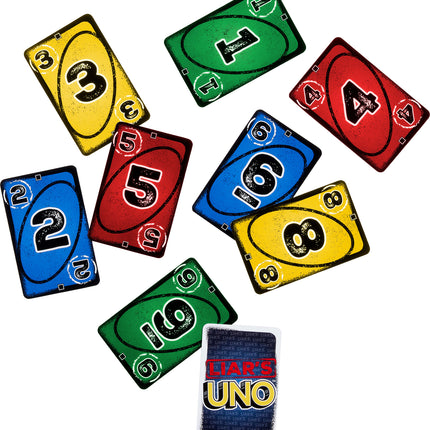  Liar’s UNO Card Game for Adults, Kids, Families, Parties & Game Nights, Trick Play & Bluffing