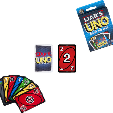  Liar’s UNO Card Game for Adults, Kids, Families, Parties & Game Nights, Trick Play & Bluffing