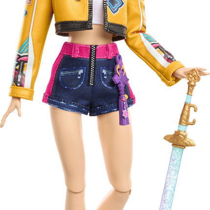 Mattel KPop Demon Hunters HUNTR/X Rumi Fashion Doll in Removable Look with Themed Movie Accessories