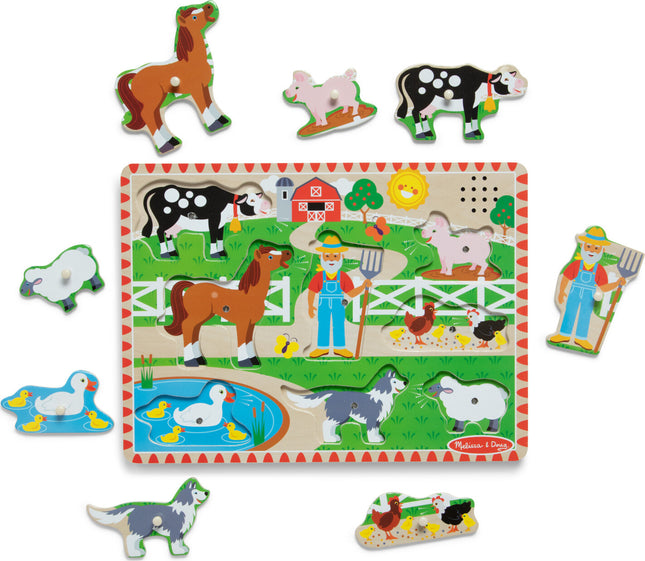 Old MacDonald's Farm Sound Puzzle - 8 Pieces