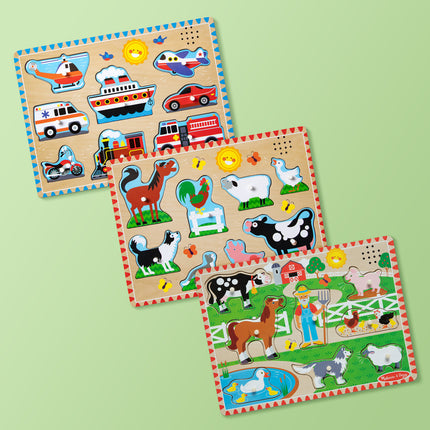 Old MacDonald's Farm Sound Puzzle - 8 Pieces