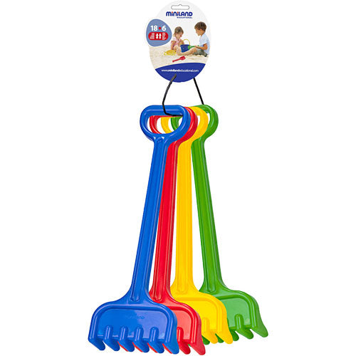 Super Rake set / 4 pcs assorted colors
