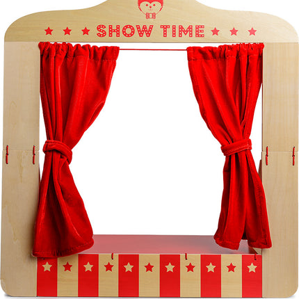 Wooden Tabletop Puppet Theater