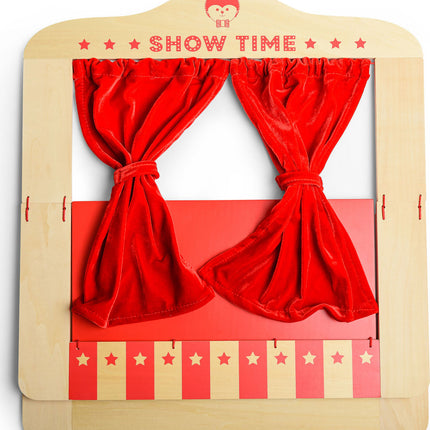 Wooden Tabletop Puppet Theater