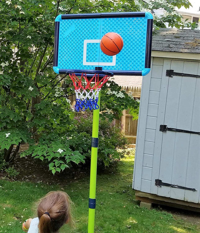 Swingball All Surface Basketball - Blue/Green