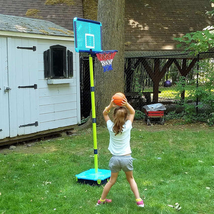 Swingball All Surface Basketball - Blue/Green