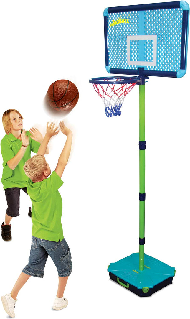 Swingball All Surface Basketball - Blue/Green