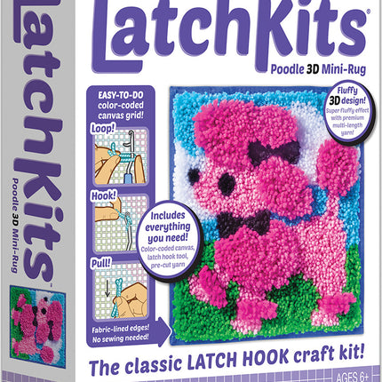 Latchkits 3D Craft Kits- Poodle 3D