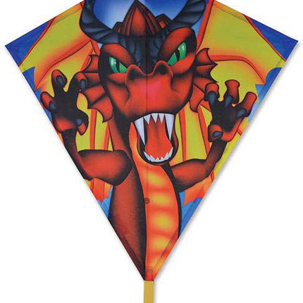 30 in. Diamond Kite - Flame Wing Dragon