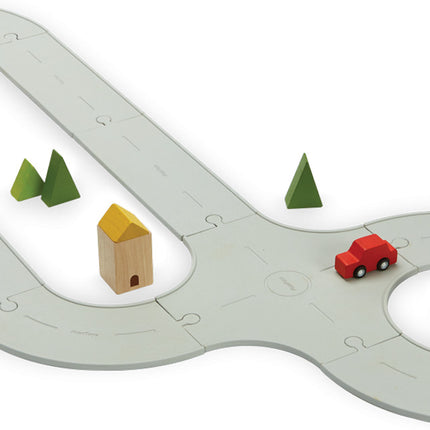 Rubber Road & Rail Set - Medium