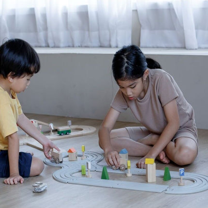 Rubber Road & Rail Set - Medium