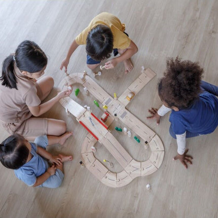 Rubber Road & Rail Set - Medium