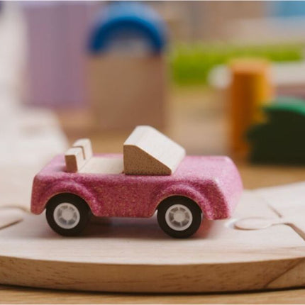 Pink Sports Car