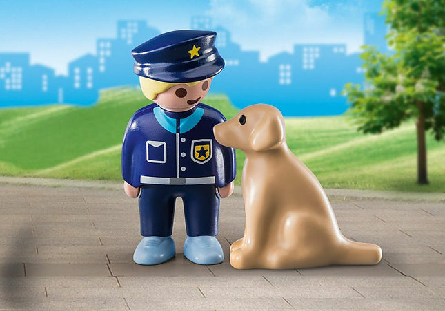 Police Officer With Dog