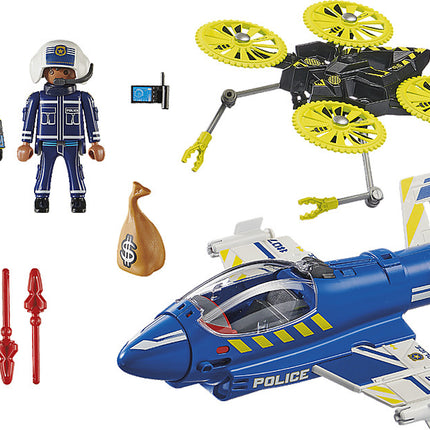 Police Jet with Drone