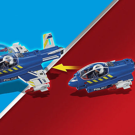Police Jet with Drone
