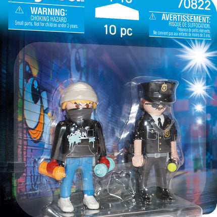 Playmobil DuoPack Policeman and Street Artist