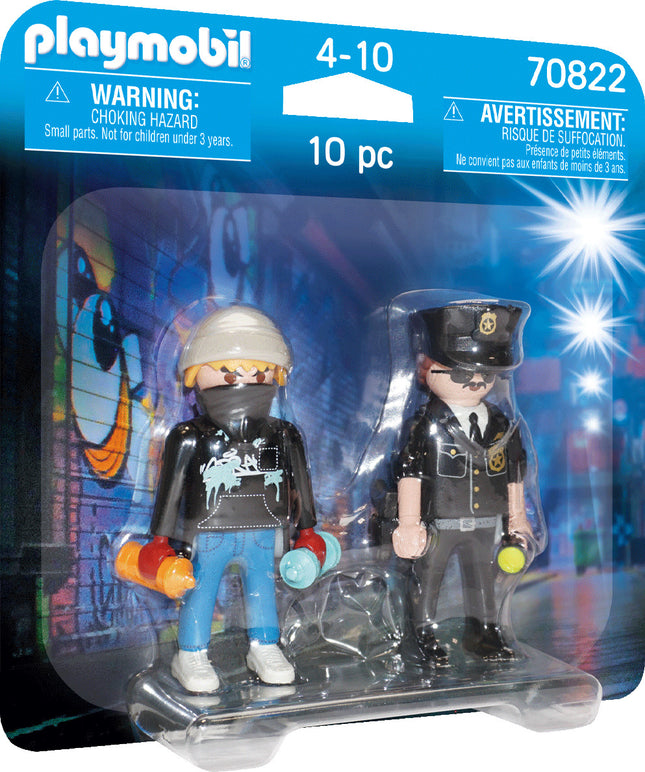 Playmobil DuoPack Policeman and Street Artist