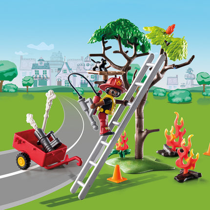 Playmobil DUCK ON CALL - Fire Rescue Action: Cat Rescue