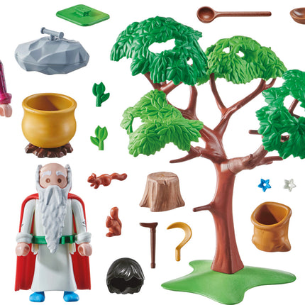 Playmobil Asterix : Getafix with the caldron of Magic Potion