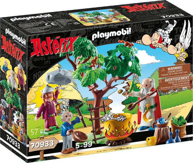 Playmobil Asterix : Getafix with the caldron of Magic Potion