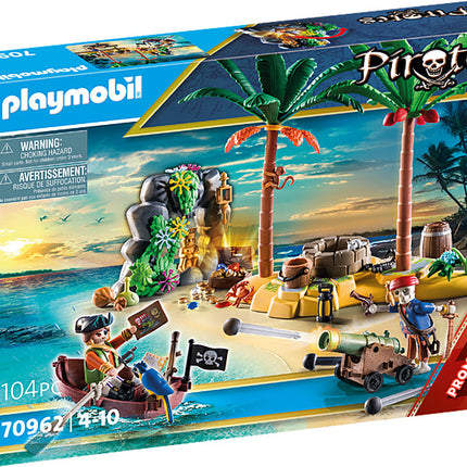 Playmobil Pirate Treasure Island with Rowboat