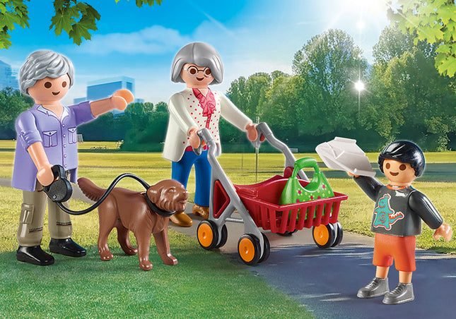 Playmobil Grandparents with Child