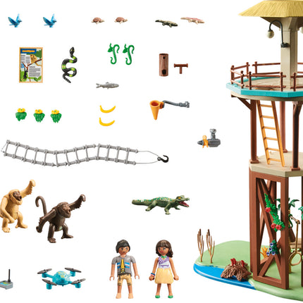 Playmobil Wiltopia - Research Tower with Compass