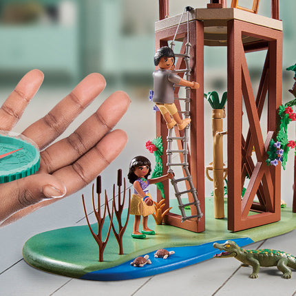 Playmobil Wiltopia - Research Tower with Compass