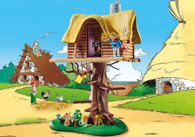 Playmobil Asterix - Cacofonix with treehouse