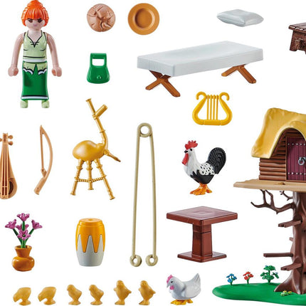 Playmobil Asterix - Cacofonix with treehouse