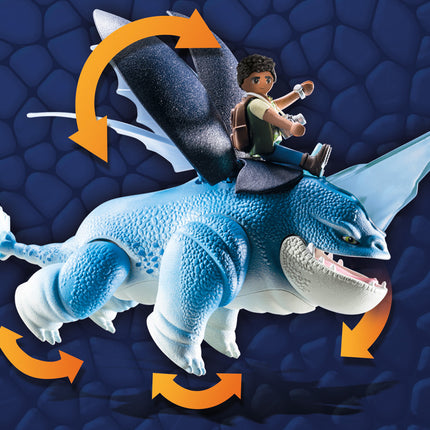 Playmobil Dragons Nine Realms: Plowhorn & D'Angelo